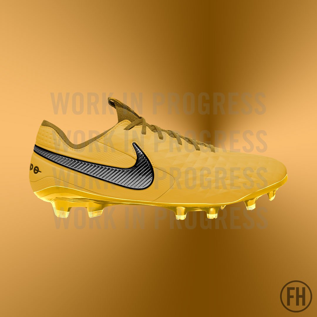 Nike Tiempo Legend VIII University Gold / Black / Fireberry